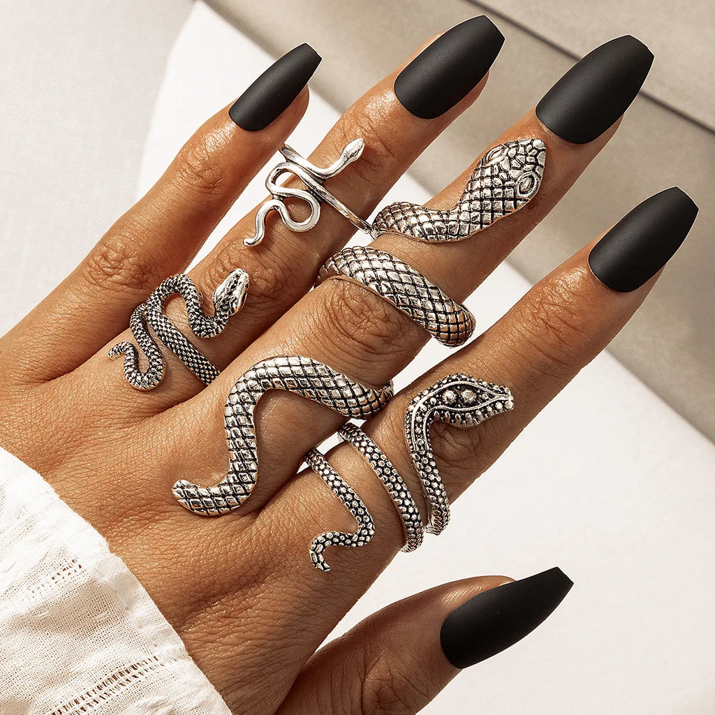 Luxury Snake Ring Set
