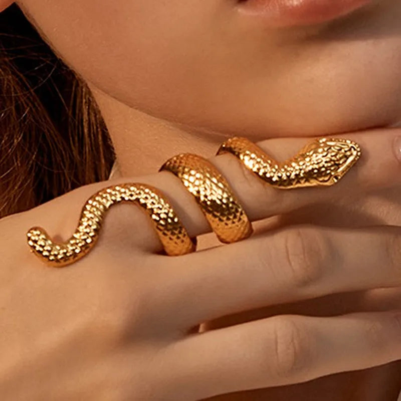 Luxury Snake Ring Set