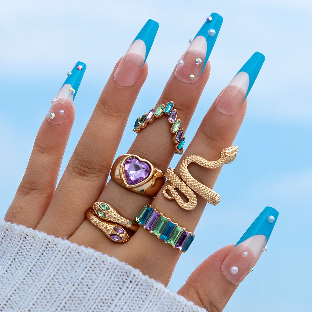 Luxury Snake Ring Set