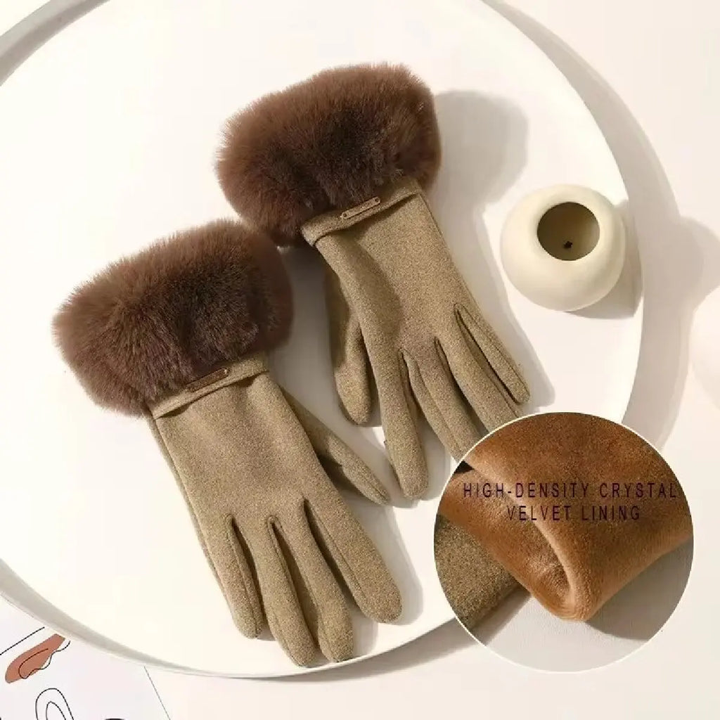 Mila Fur Gloves