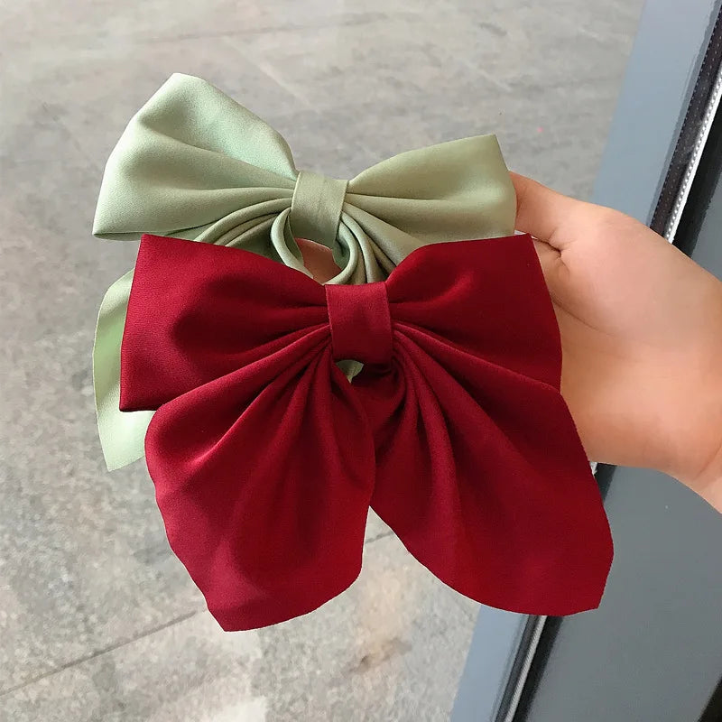 Luxury Satin Hair Bow – Multiple Colors