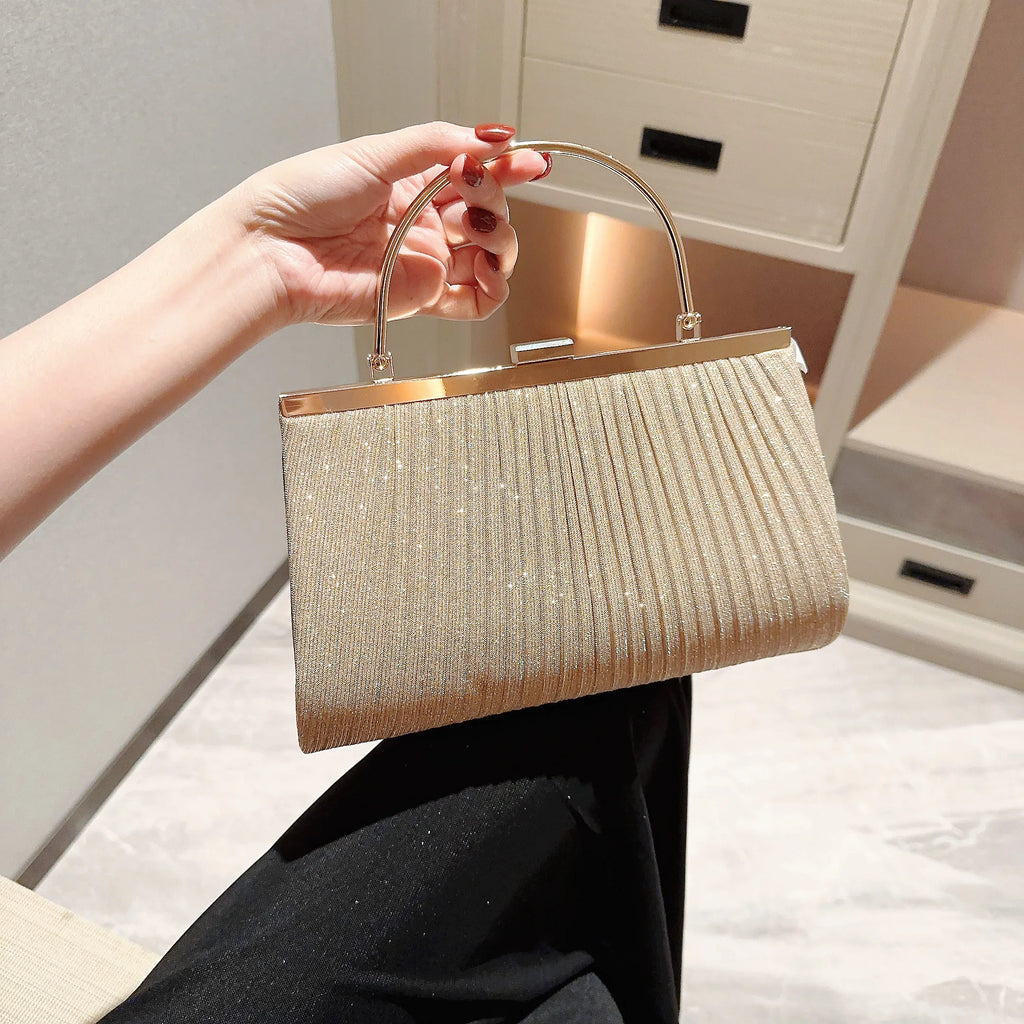 Luna Gold Clutch
