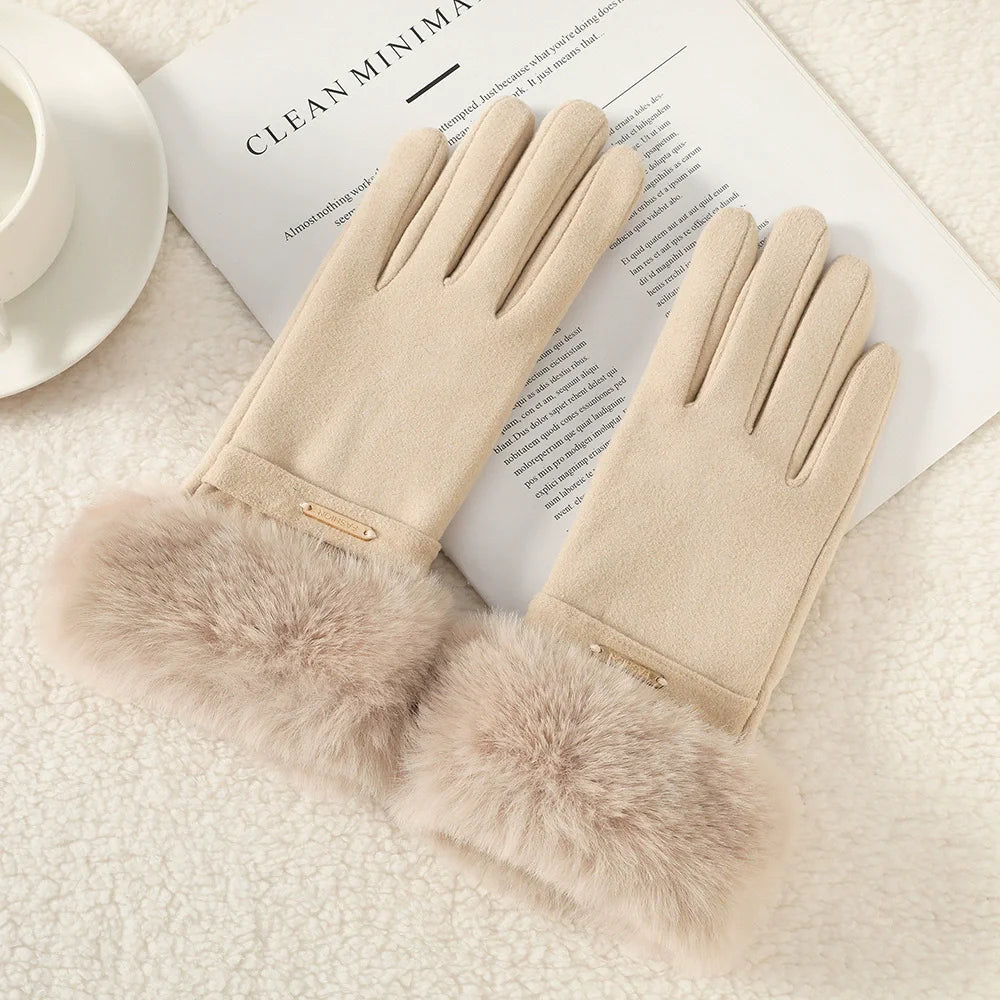 Mila Fur Gloves