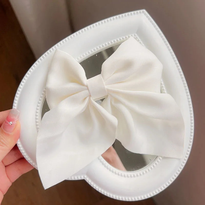 Luxury Satin Hair Bow – Multiple Colors