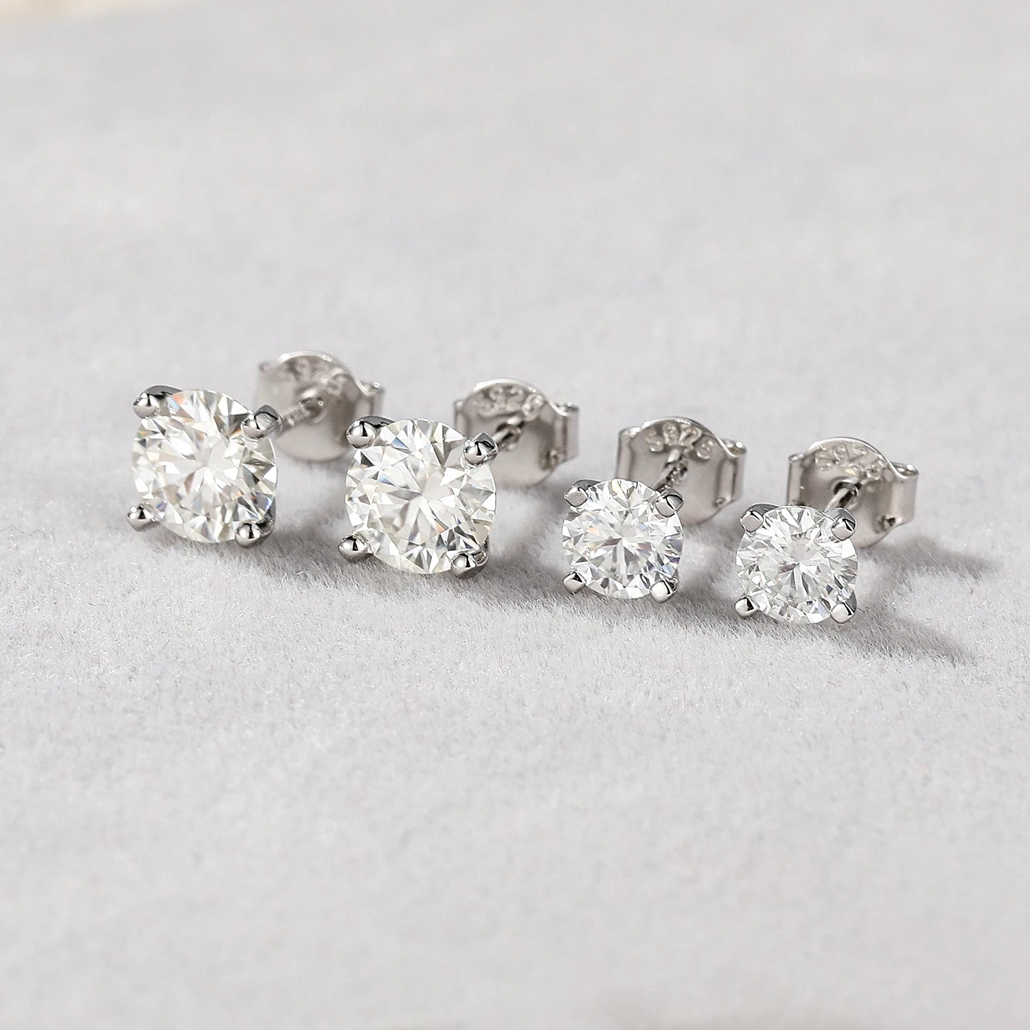 Luxury Moissanite Stud Earrings Garmentchic