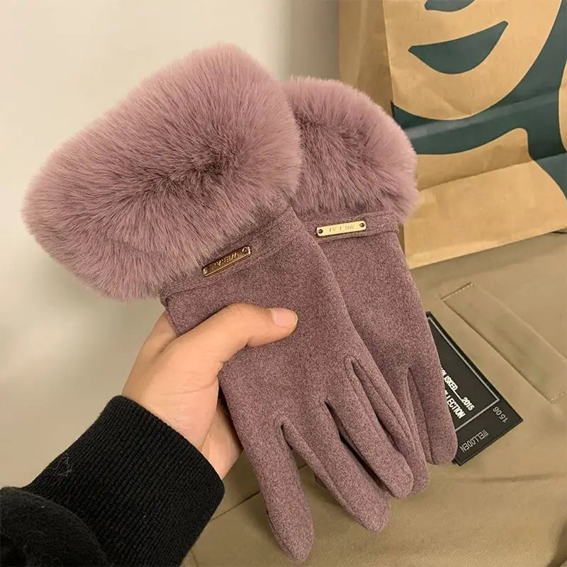 Mila Fur Gloves
