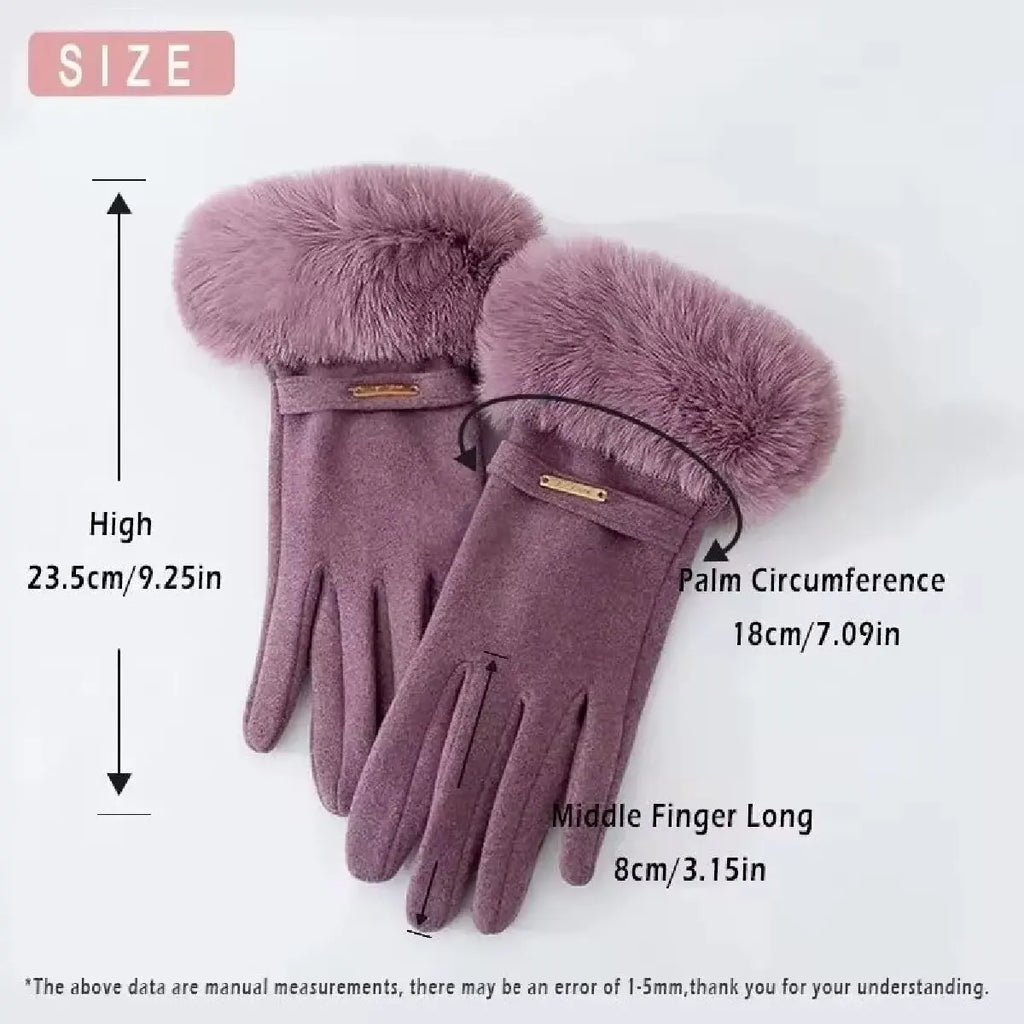 Mila Fur Gloves