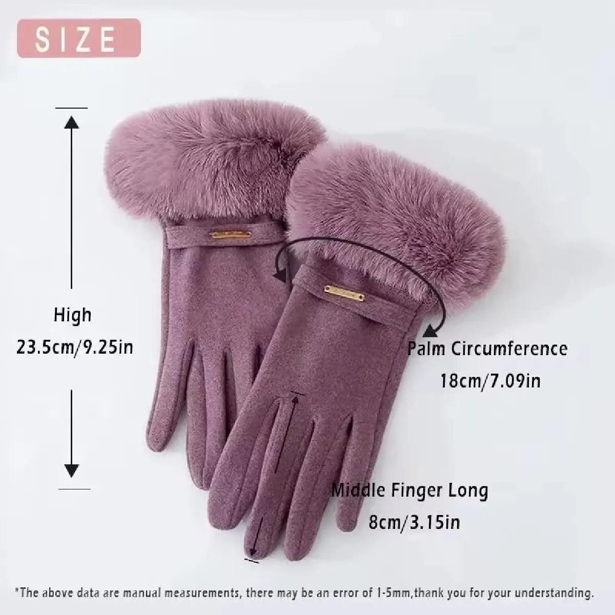 Mila Fur Gloves