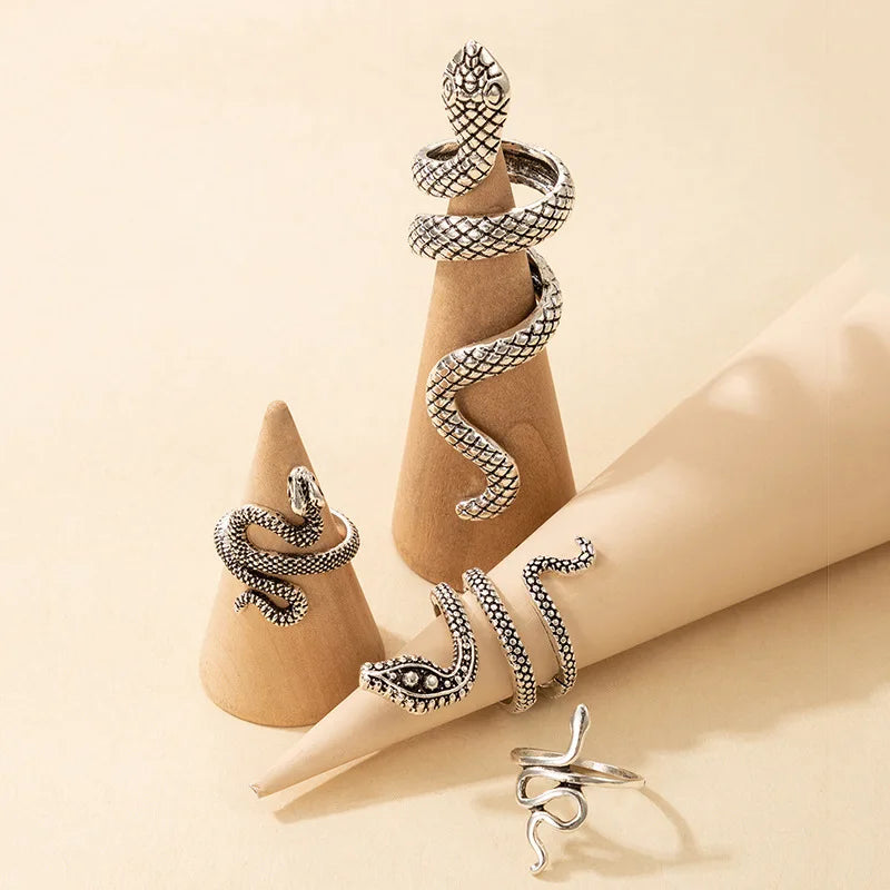 Luxury Snake Ring Set