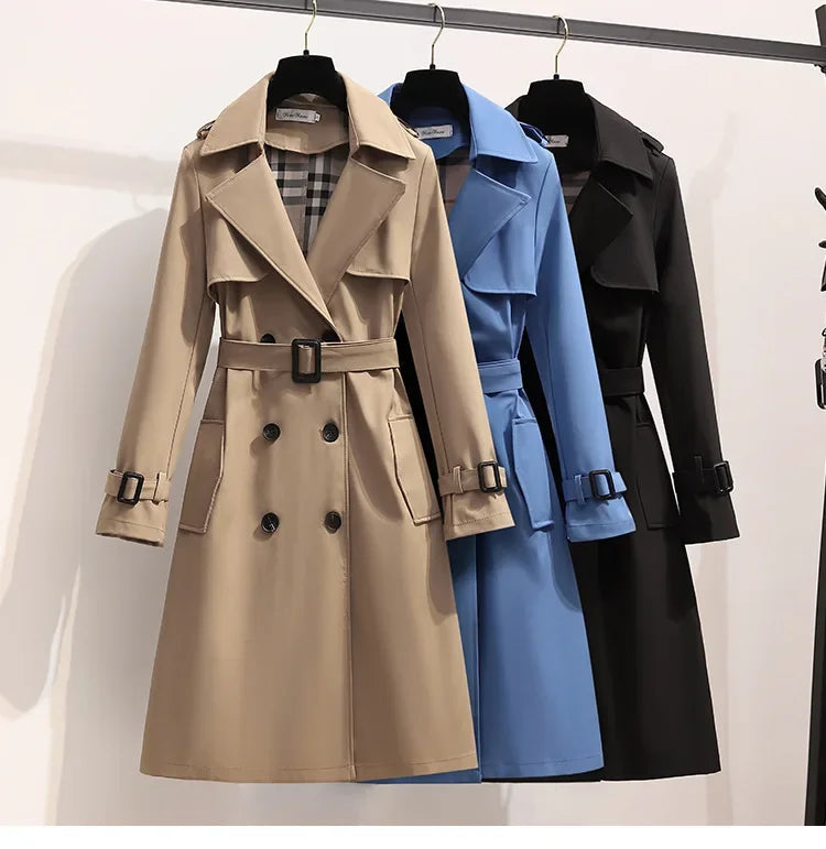 Kyra Elegant Belted Trench Garmentchic
