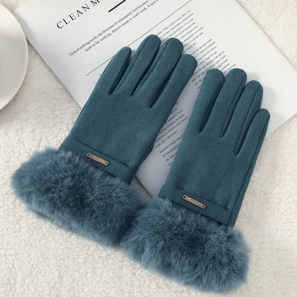 Mila Fur Gloves