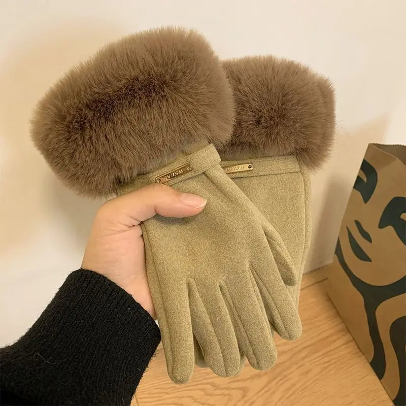Mila Fur Gloves