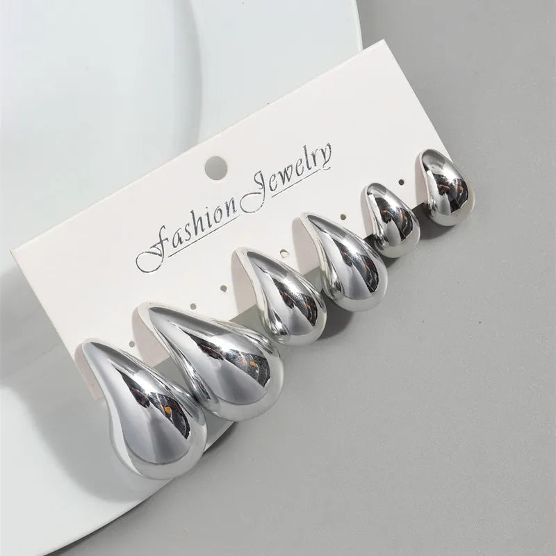 Aurora Gold Teardrop Earrings