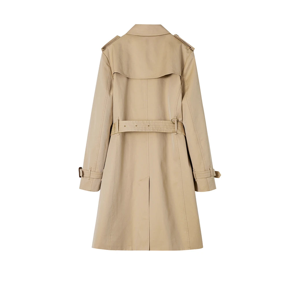 Jadeen Classic Khaki Trench Coat Garmentchic