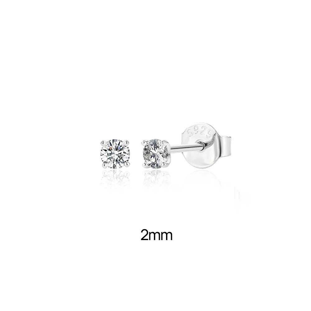 Luxury Moissanite Stud Earrings Garmentchic