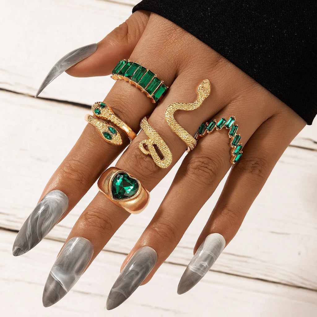 Luxury Snake Ring Set