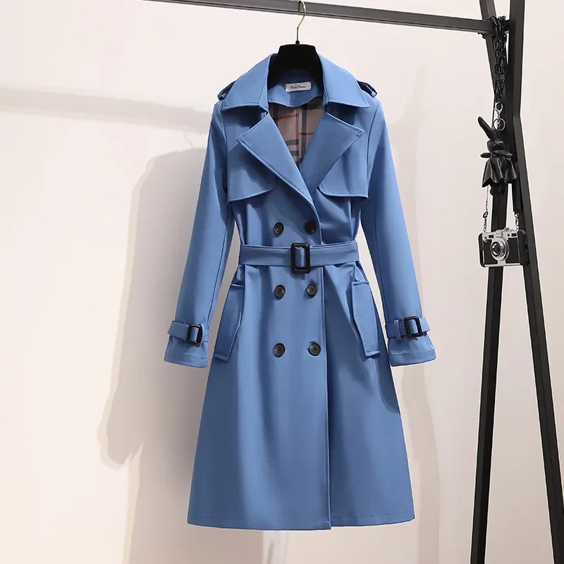 Kyra Elegant Belted Trench Garmentchic