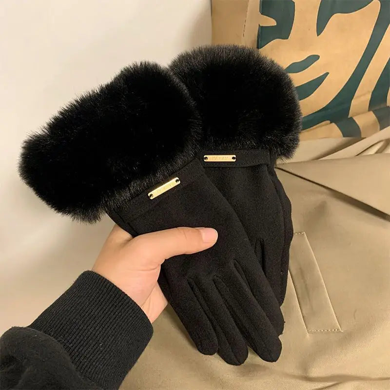Mila Fur Gloves