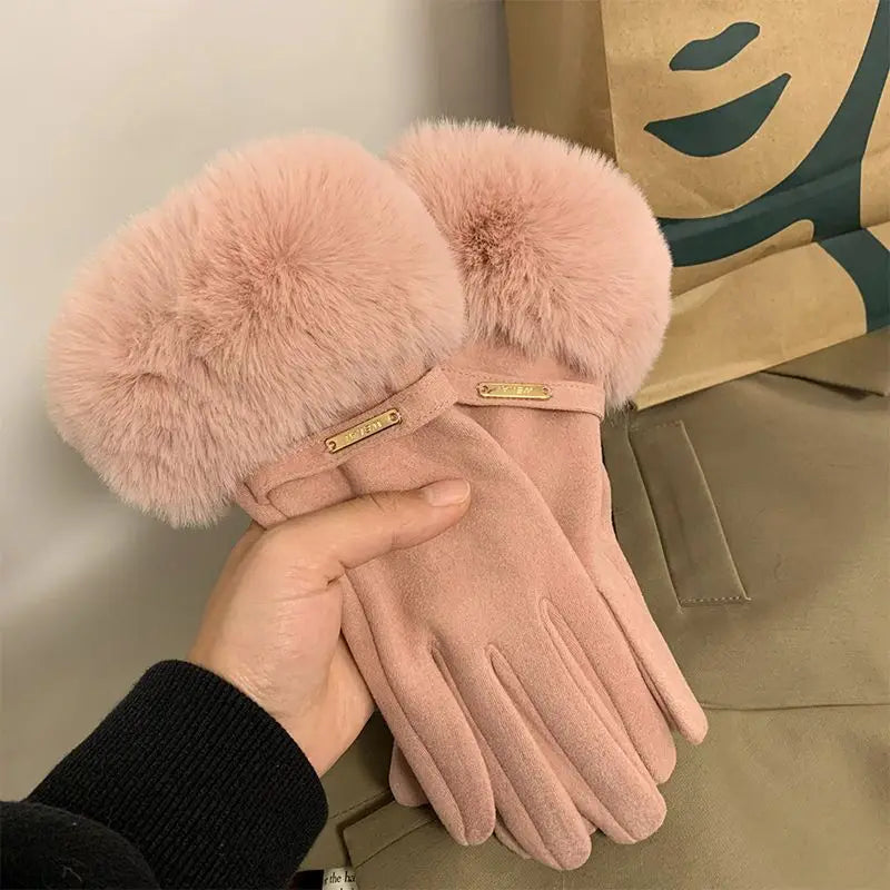 Mila Fur Gloves