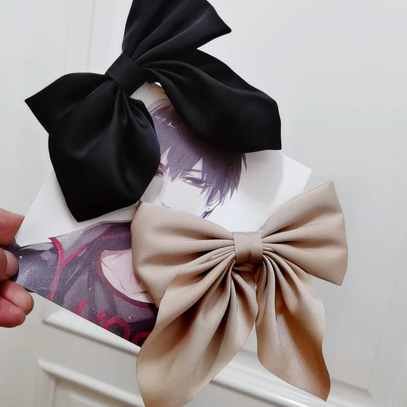 Luxury Satin Hair Bow – Multiple Colors